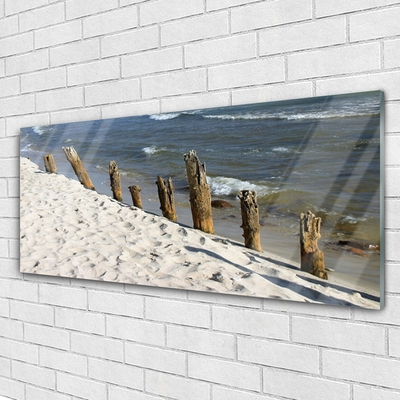 Glasbilder Strand Meer Landschaft