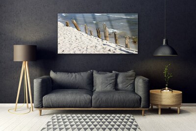 Glasbilder Strand Meer Landschaft