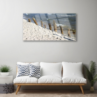 Glasbilder Strand Meer Landschaft