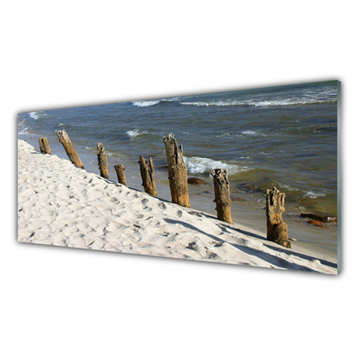 Glasbilder Strand Meer Landschaft