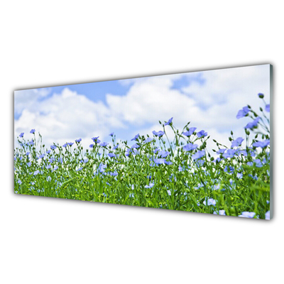 Glasbilder Blumen Natur