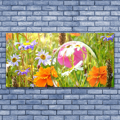 Glasbilder Blumen Natur