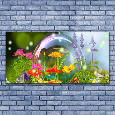 Glasbilder Blumen Natur