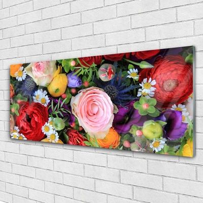 Glasbilder Blumen Pflanzen