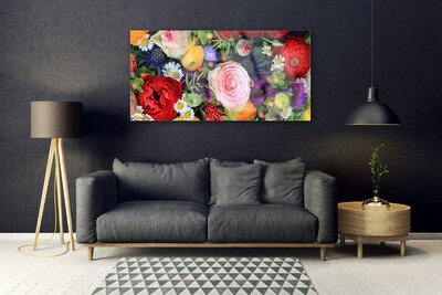 Glasbilder Blumen Pflanzen