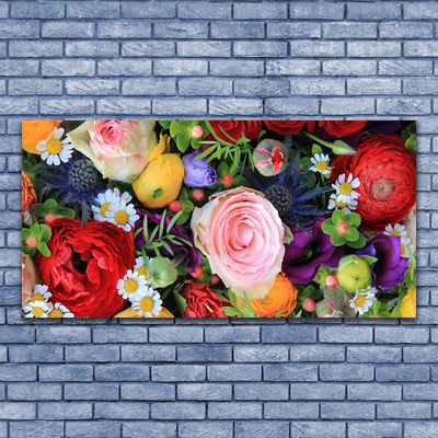Glasbilder Blumen Pflanzen
