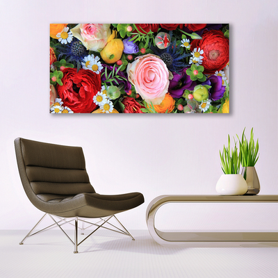 Glasbilder Blumen Pflanzen