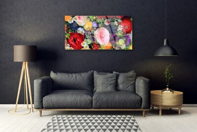 Glasbilder Blumen Pflanzen