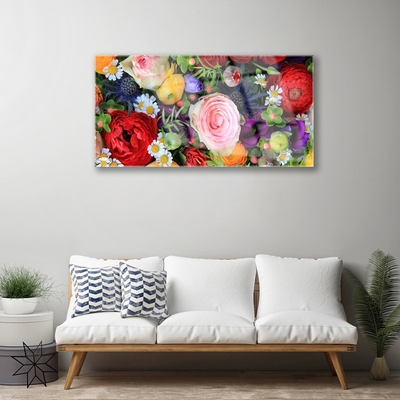 Glasbilder Blumen Pflanzen