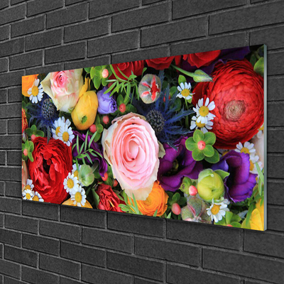 Glasbilder Blumen Pflanzen