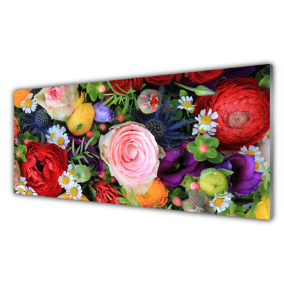Glasbilder Blumen Pflanzen