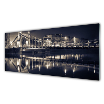 Glasbilder Brücke Architektur