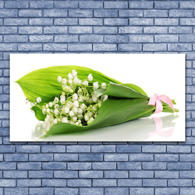 Druck auf Glas Blumen Pflanzen