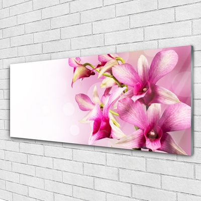 Druck auf Glas Blumen Pflanzen