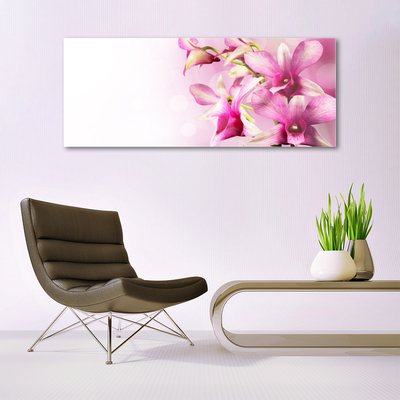 Druck auf Glas Blumen Pflanzen