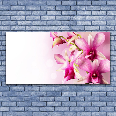 Druck auf Glas Blumen Pflanzen