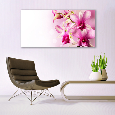 Druck auf Glas Blumen Pflanzen