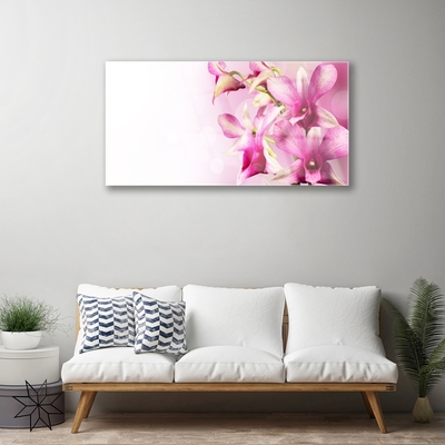 Druck auf Glas Blumen Pflanzen