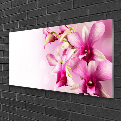 Druck auf Glas Blumen Pflanzen