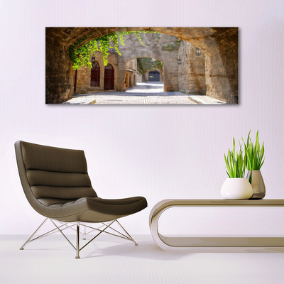 Druck auf Glas Tunnel Architektur