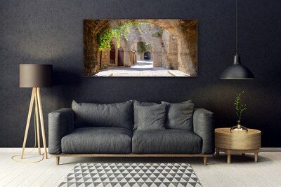 Druck auf Glas Tunnel Architektur
