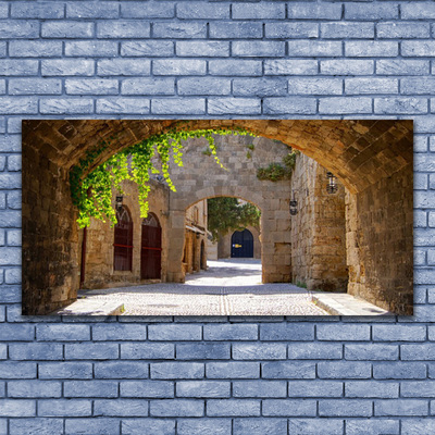 Druck auf Glas Tunnel Architektur