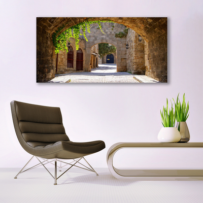 Druck auf Glas Tunnel Architektur