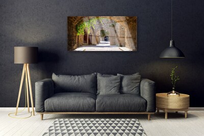 Druck auf Glas Tunnel Architektur
