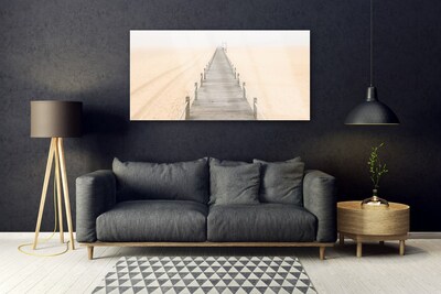 Druck auf Glas Brücke Architektur