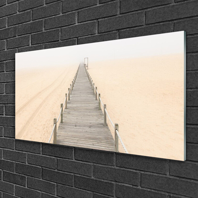 Druck auf Glas Brücke Architektur