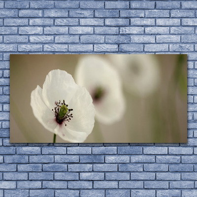 Druck auf Glas Blume Pflanzen