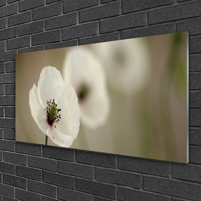 Druck auf Glas Blume Pflanzen