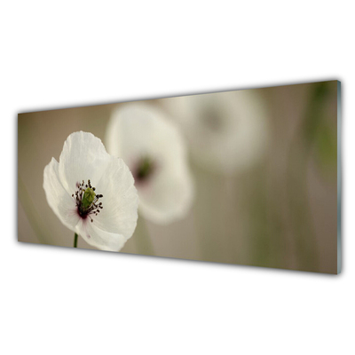 Druck auf Glas Blume Pflanzen