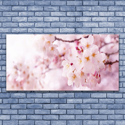 Druck auf Glas Blumen Pflanzen