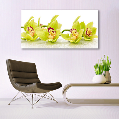 Druck auf Glas Blumen Pflanzen