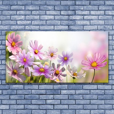 Druck auf Glas Blumen Pflanzen