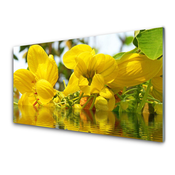 Druck auf Glas Blumen Pflanzen
