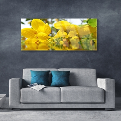 Druck auf Glas Blumen Pflanzen