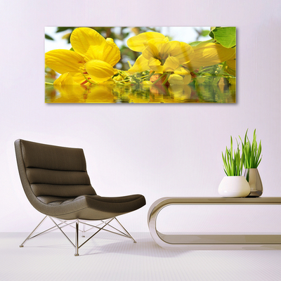 Druck auf Glas Blumen Pflanzen