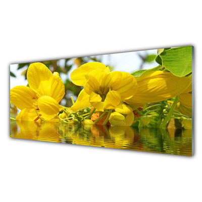 Druck auf Glas Blumen Pflanzen