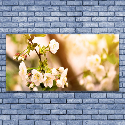 Druck auf Glas Blumen Pflanzen