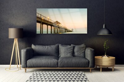 Druck auf Glas Brücke Architektur