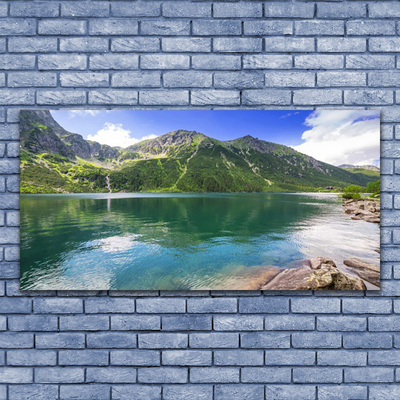 Druck auf Glas Gebirge See Landschaft