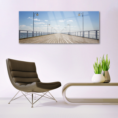 Druck auf Glas Brücke Architektur