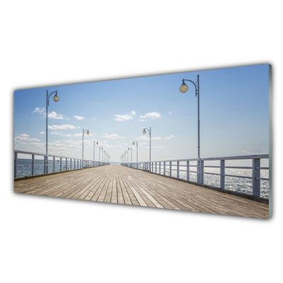 Druck auf Glas Brücke Architektur