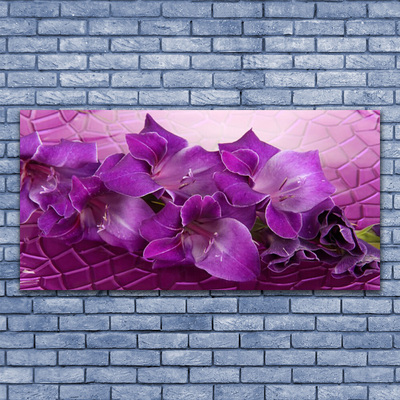 Druck auf Glas Blumen Pflanzen