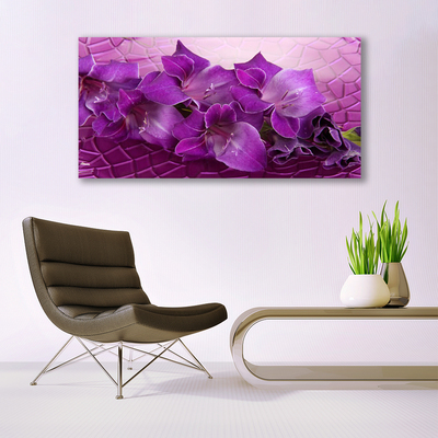 Druck auf Glas Blumen Pflanzen