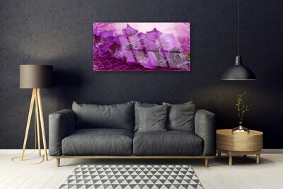 Druck auf Glas Blumen Pflanzen