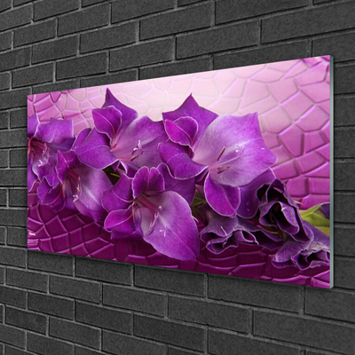 Druck auf Glas Blumen Pflanzen
