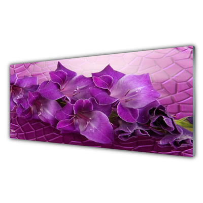 Druck auf Glas Blumen Pflanzen